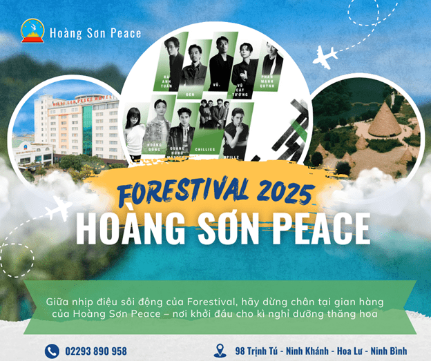 FORESTIVAL 2025 – CHILL NHẠC GIỮA RỪNG, NGHỈ DƯỠNG ĐẲNG CẤP TẠI HOÀNG SƠN PEA