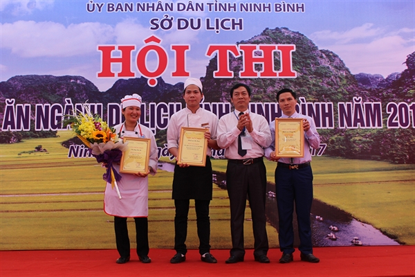 Khách sạn Hoàng Sơn Peace giành giải nhất cuộc thi Nấu ăn ẩm thực ngành du lịch Ninh Bình 2017