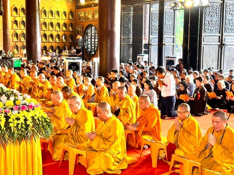 Lễ Vu Lan báo hiếu tại chùa Bái Đính 